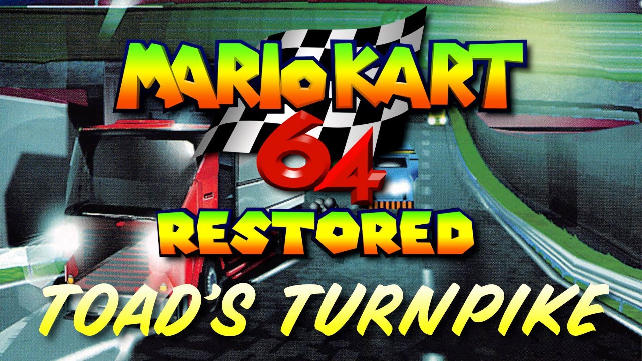 Mario Kart 64 - Toad's Turnpike (Restored v2)