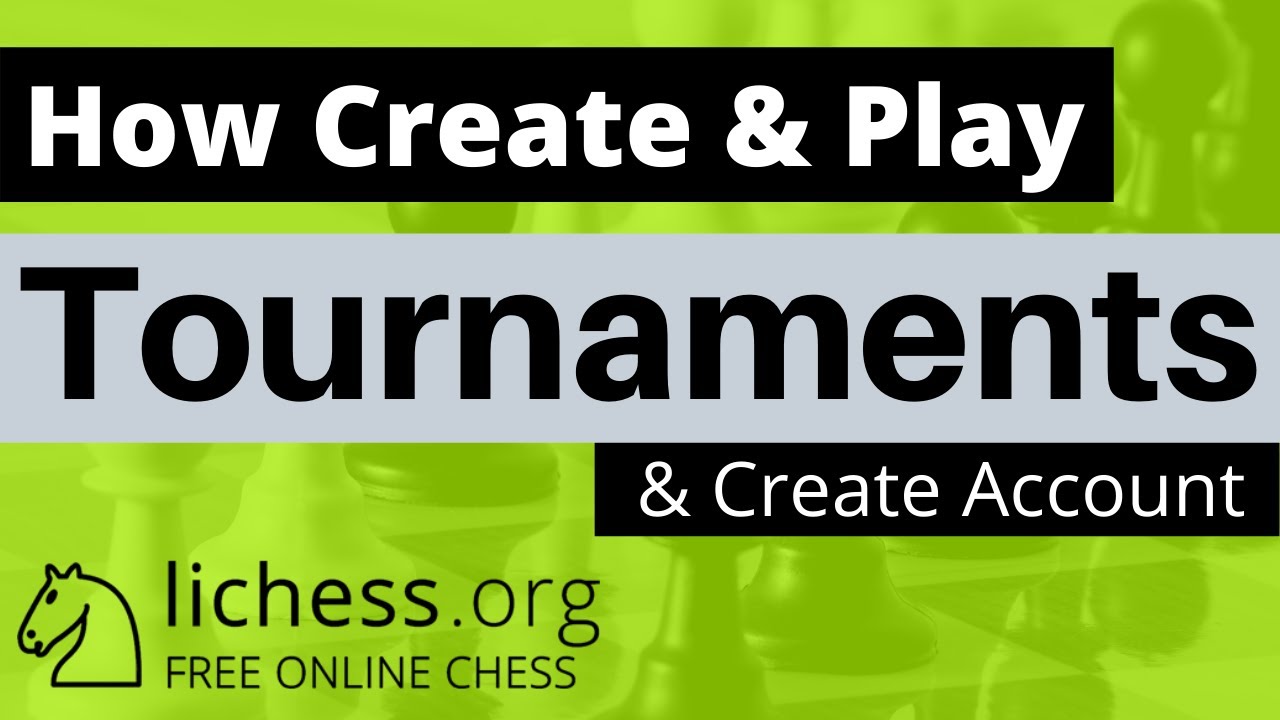 How to Create & Play lichess Tournament | lichess.org | lichess