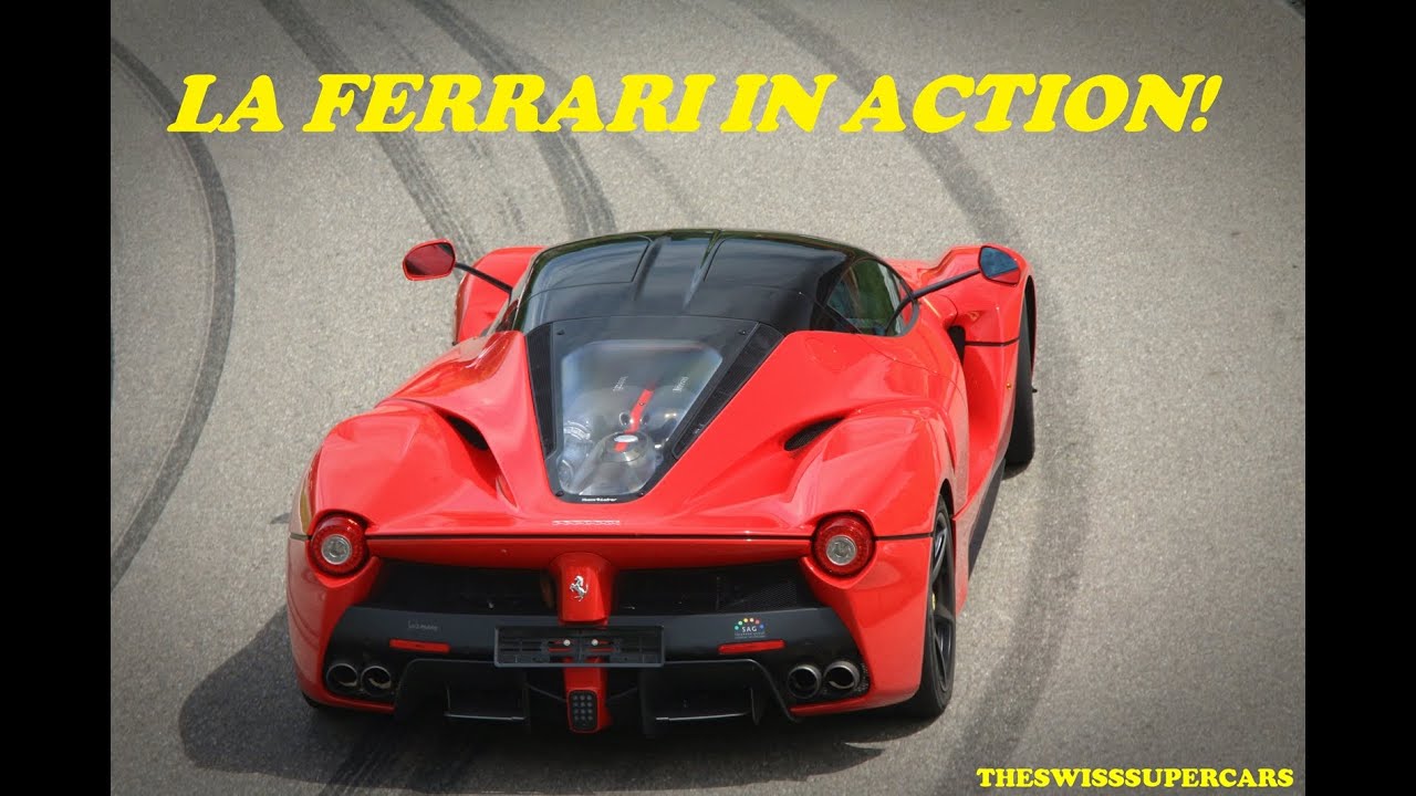 Ferrari LA Ferrari in action!