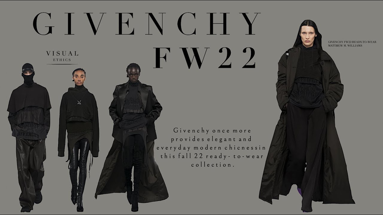 The Best Pieces of GIVENCHY FW22 Collection - Runway Highlights by Visual Ethics