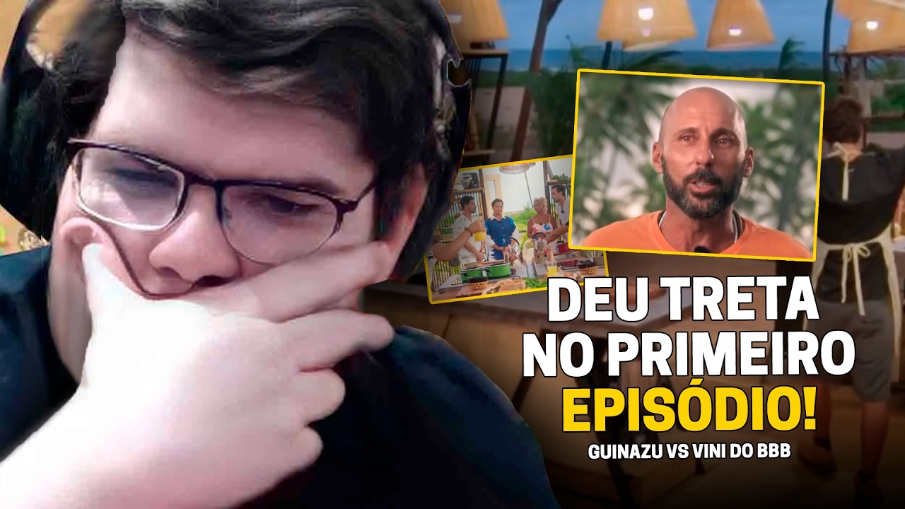CASIMIRO REAGE: ILHA DO SABOR EP. 1 - A VOLTA DO CAZÉ JULGADOR CULINÁRIO | Cortes do Casimito
