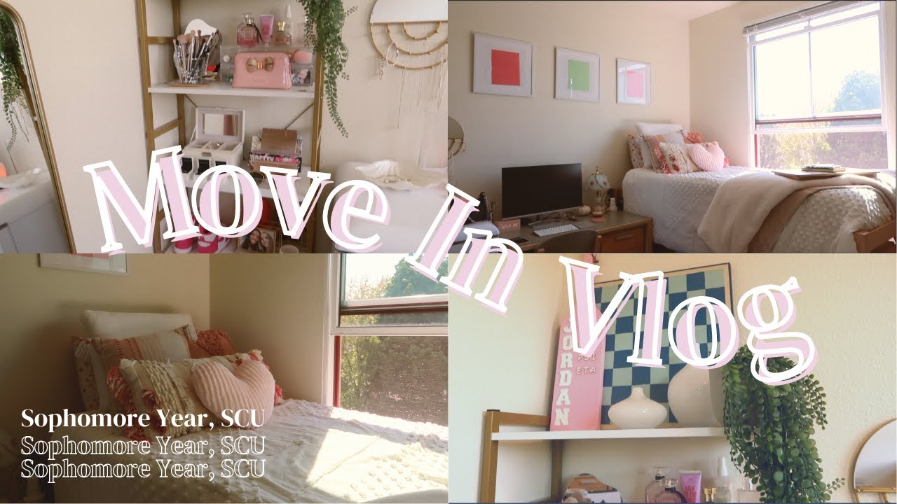 move-in vlog :) | sophomore year santa clara university