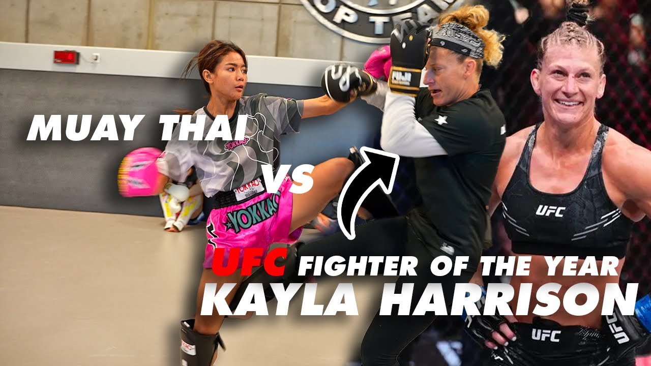 Muay Thai Meets MMA: Engaging Sparring Session with UFC's Kayla Harrison!