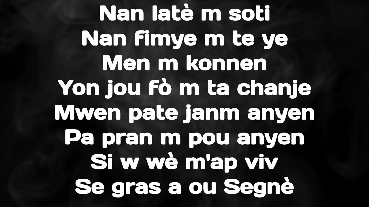 🙏 NAN LATÈ M SOTI  NAN FIMYE M TE YE  🌍 SE YON FAVÈ ✝️🙌