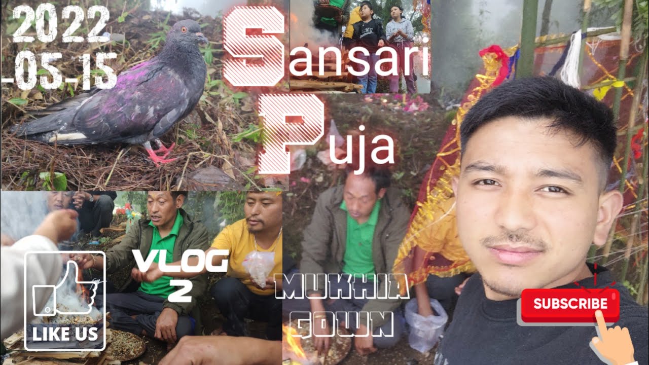 #Sansari Puja (mother Nature ceremony)||Mukhia gown || 2022/05/15/||YM vlog