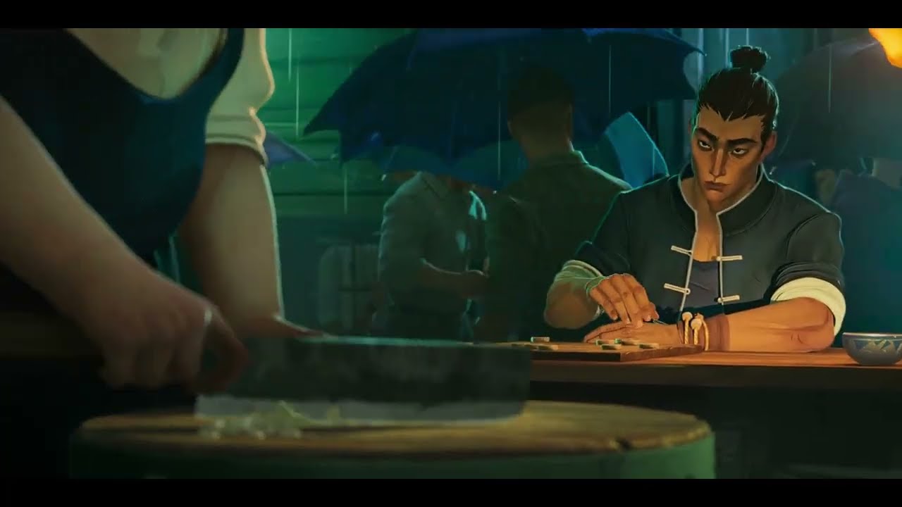 main character flashback | animation moment | secret level | sifu