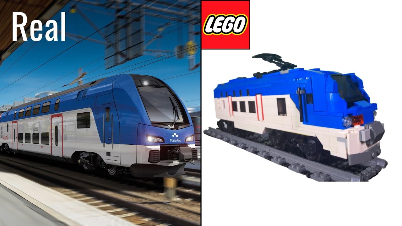 I Built A Real-Life Train in LEGO (ER1 Mälartåg)
