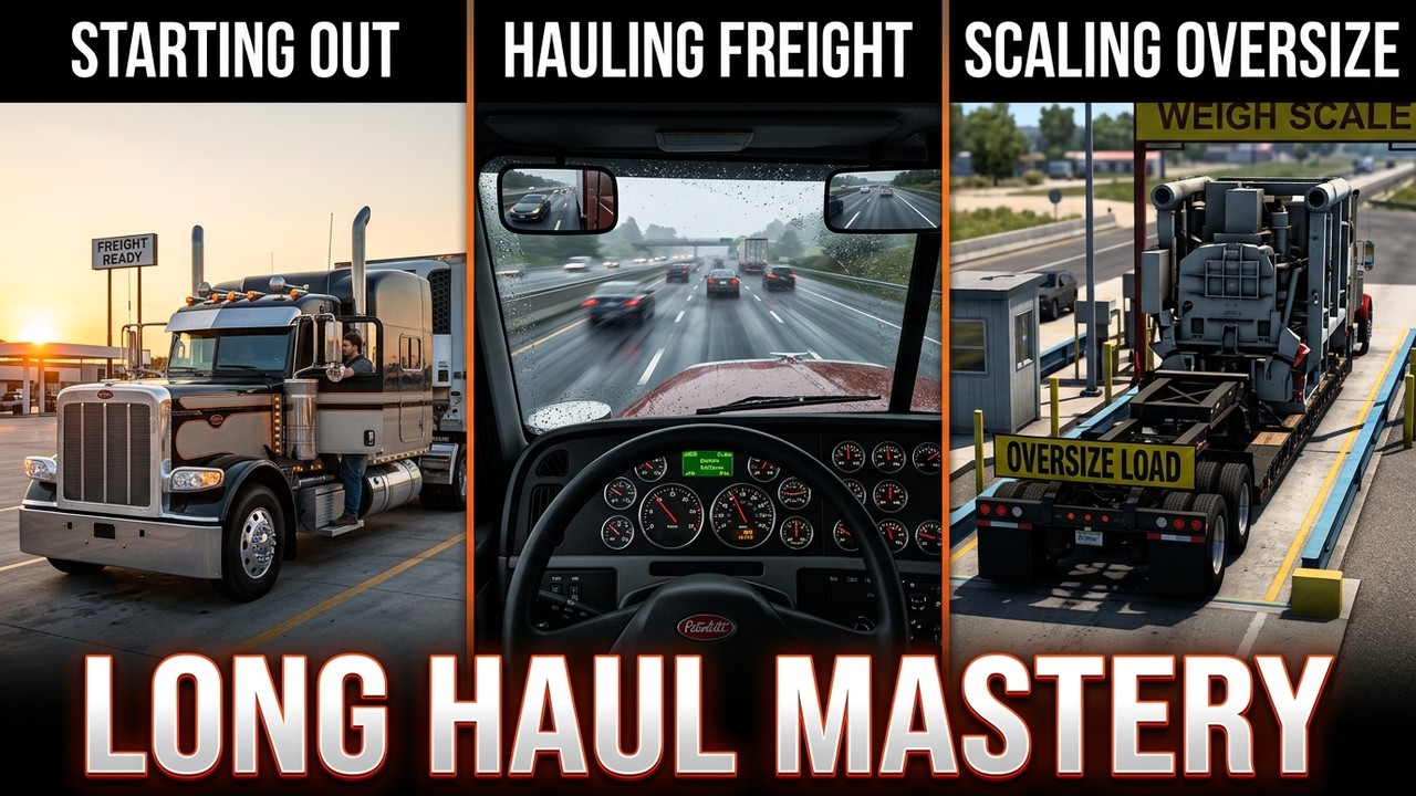 Peterbilt Long Haul Across America | Truck Simulator Gameplay