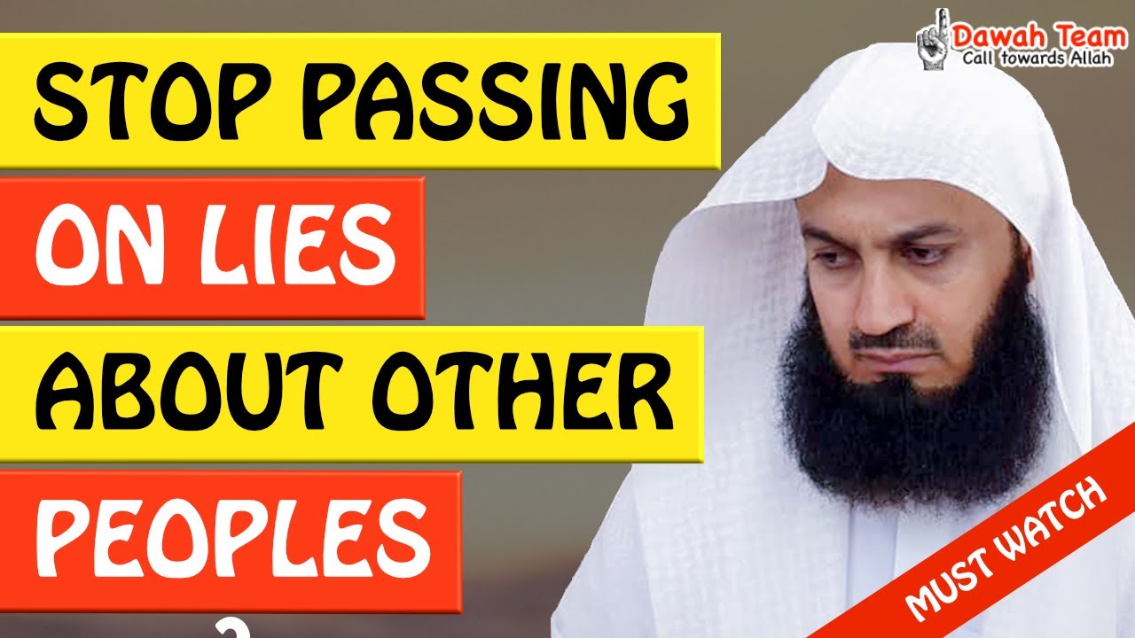 🚨WHY YOU SHOULD STOP PASSING ON LIES ABOUT OTHER PEOPLE🤔 ᴴᴰ - Mufti Menk