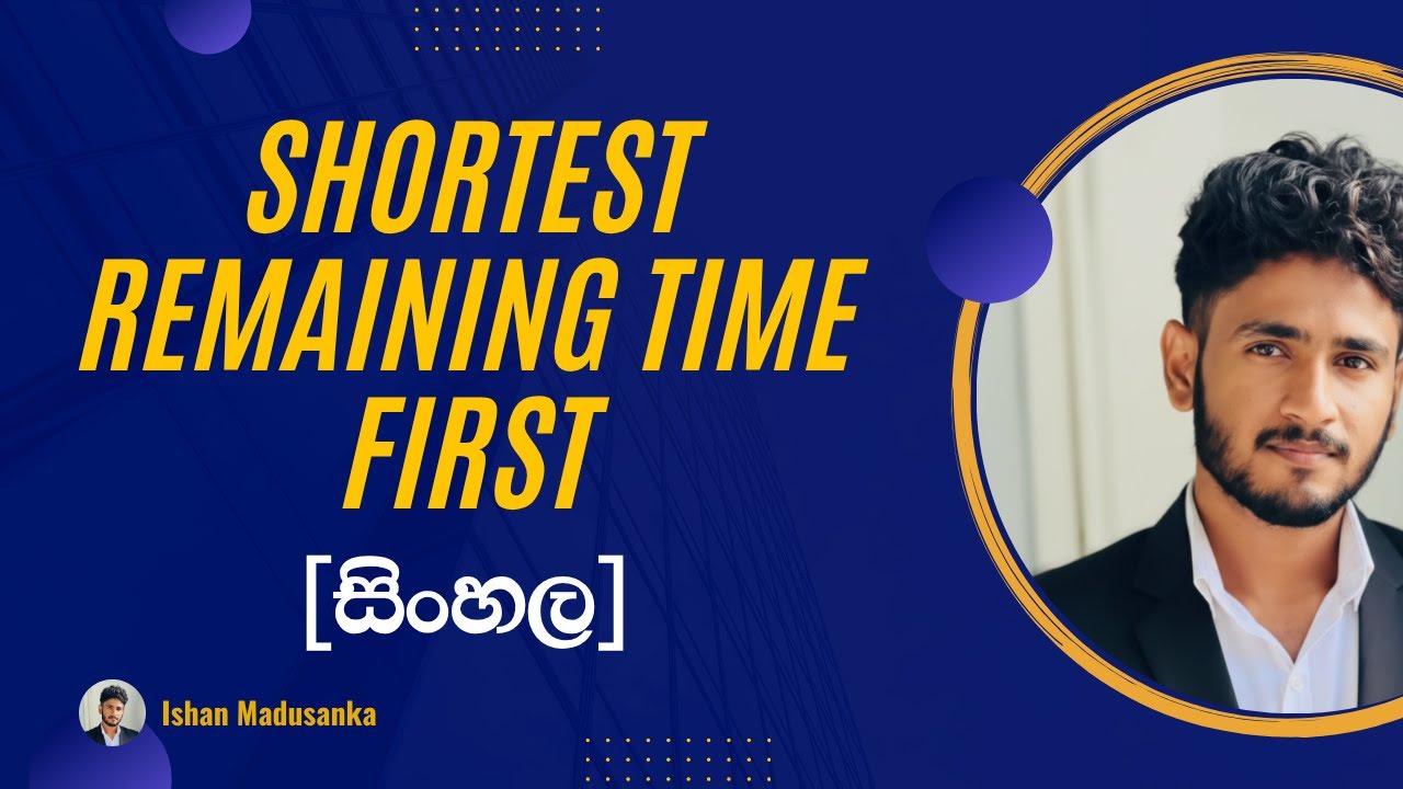 SJF Preemptive (SRTF) Algorithm Sinhala