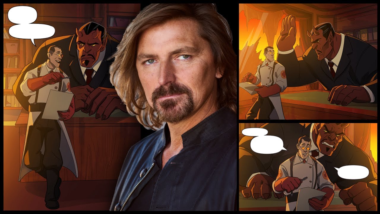 TF2 Comic &ndash; Medic Tricks The Devil (ft. the Real VA Robin Atkin Downes) &ndash; Naked and the Dead