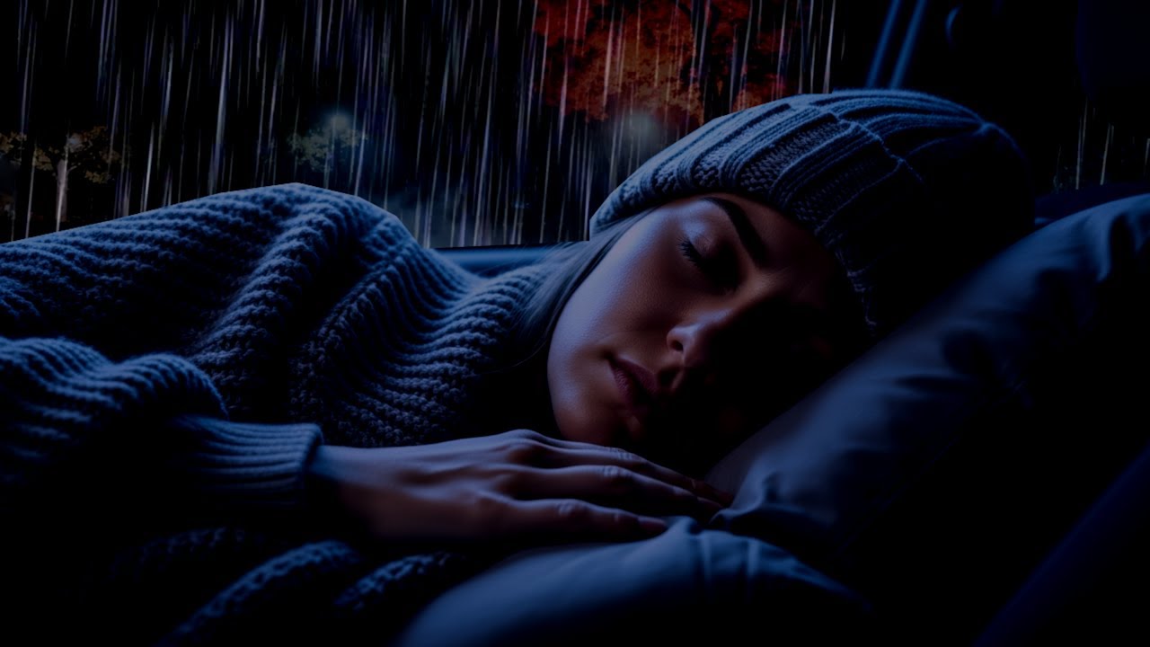 Car Rain Sounds to Escape Reality on a Dark Emotional Night