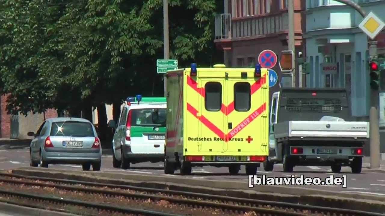 2x FuStW PI Halle/Saale + RTW DRK Merseburg