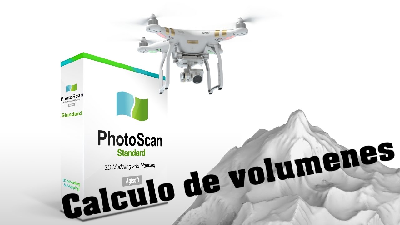 Tutorial fotogrametría con Drone en español; Calculo de volúmenes con Agisoft Photoscan