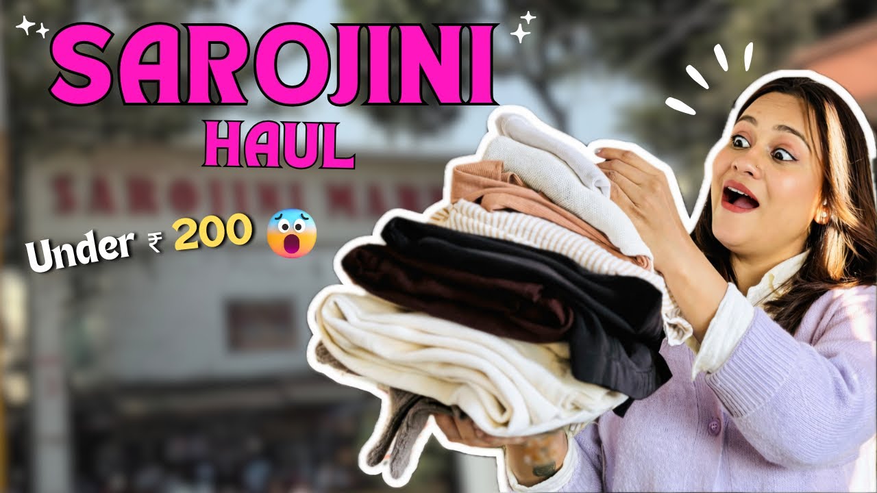 SAROJINI NAGAR HAUL✨| best finds under 200/- 😱👀 ||hariyali||