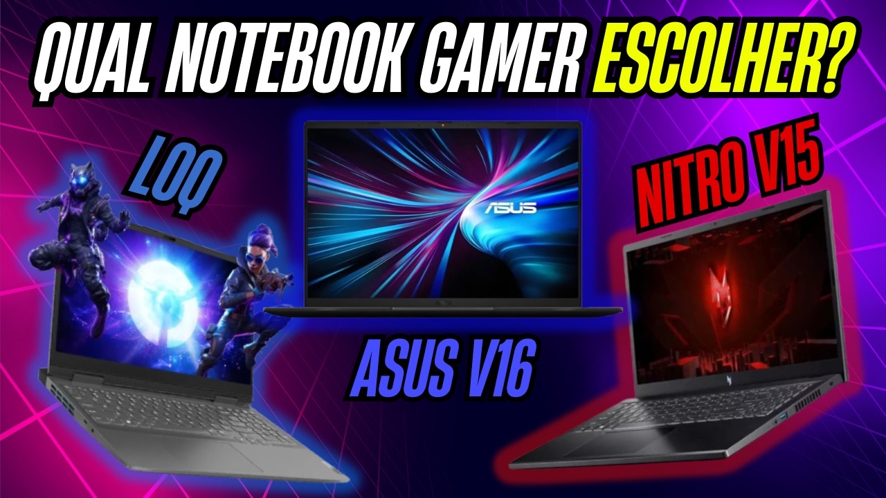 Qual desses 5 NOTEBOOK GAMER é o MELHOR CUSTO BENEFICIO para você em 2026?
