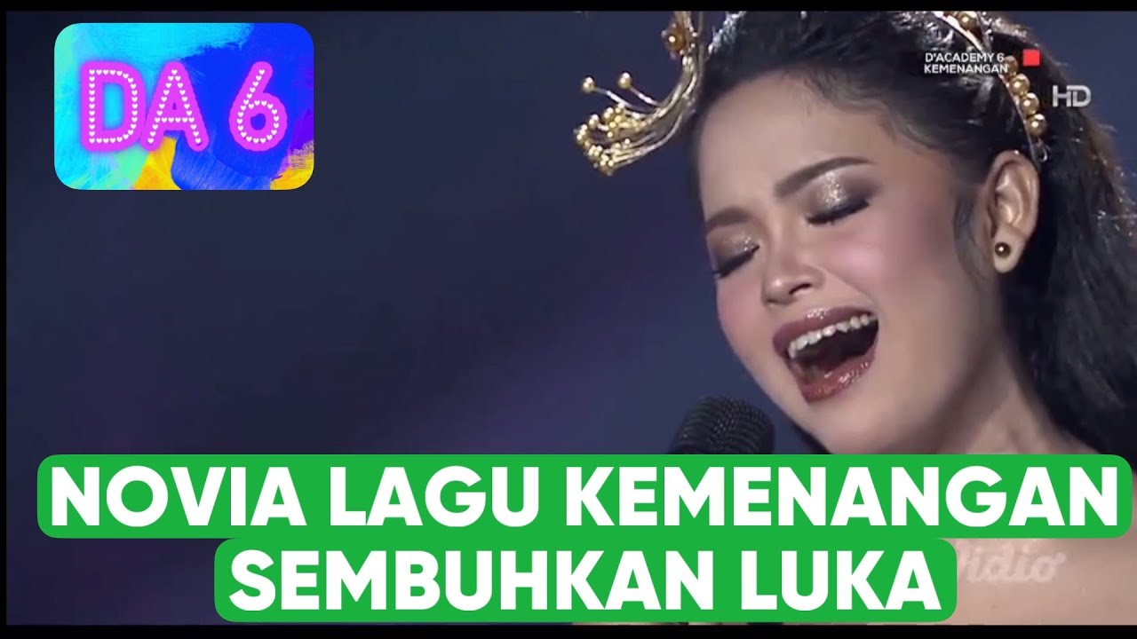 MERINDING DAN TERHARU Novia lagu kemenangan sembuhkan luka
