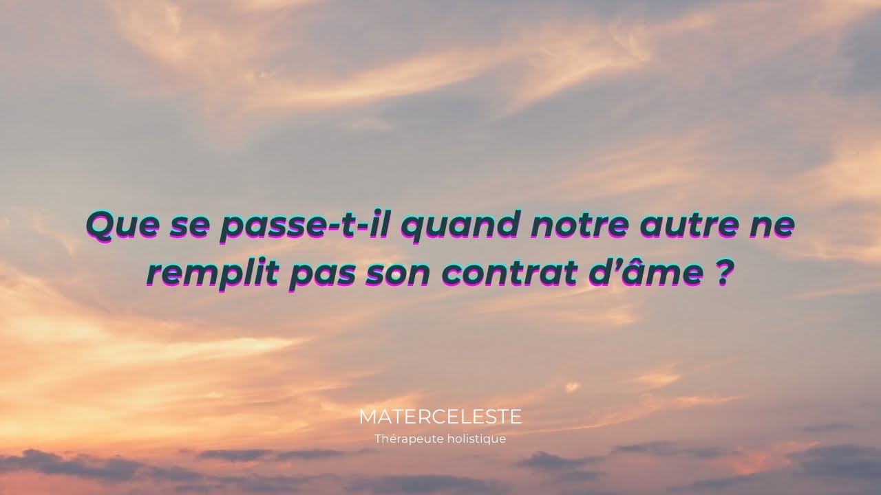 🥁⛓️‍💥 Que se passe-t-il si un des deux n’honore pas le contrat d’âme dans un lien d’âme/ FJ ?
