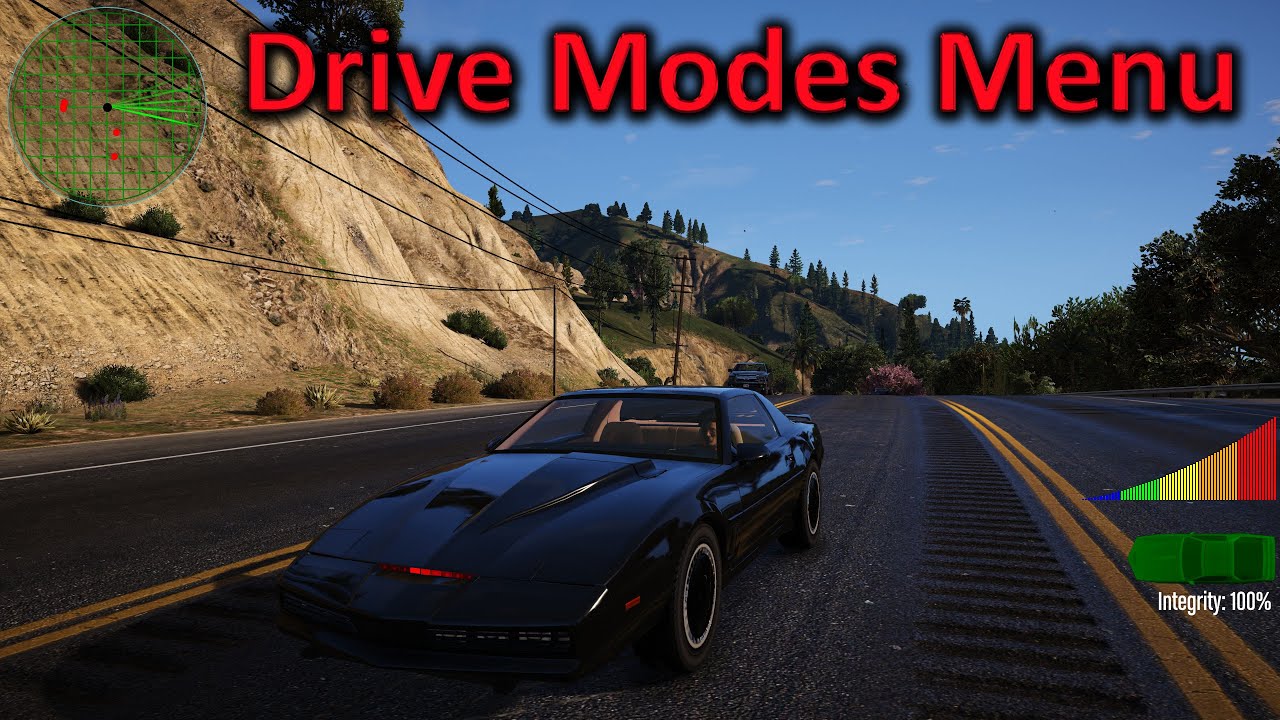 Knight Rider Mod  - Drive Modes Submenu