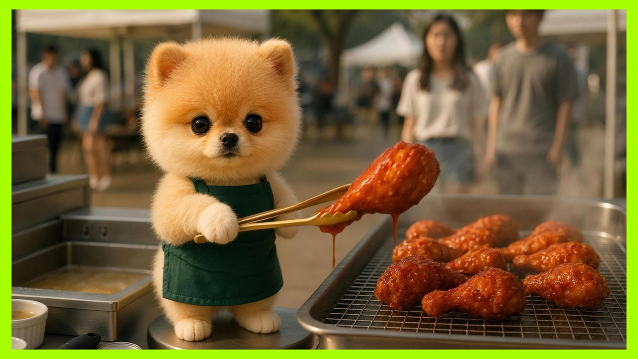 양념치킨 만들기 x 포메가 해주는 닭다리만 치킨｜Pom Cooks Korean Fried Chicken (Drumsticks Edition)