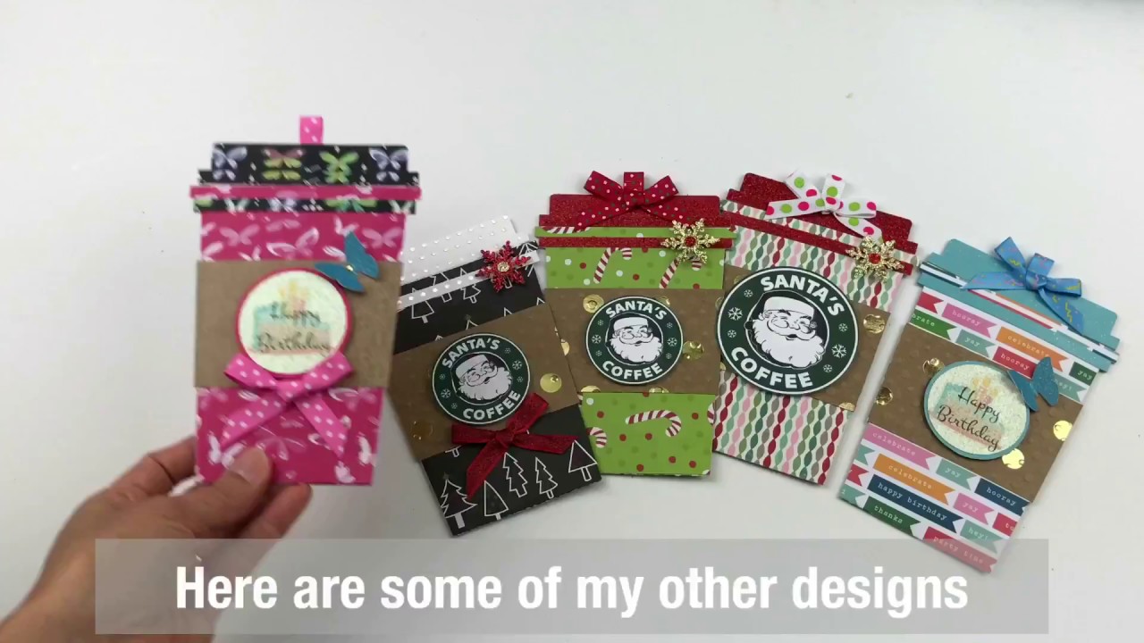 Tutorial Coffee Mug Gift Card Holder - Full Version