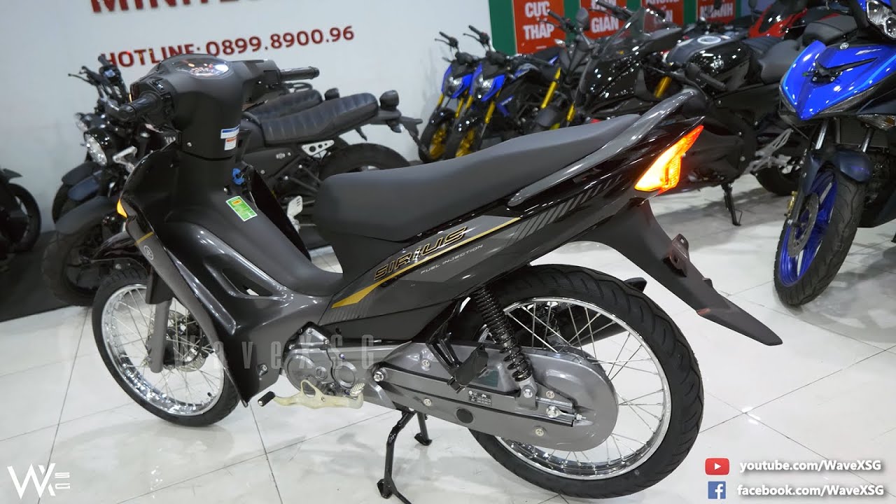 Yamaha Sirius 115 Fi 2023 - Đen Xám - Walkaround