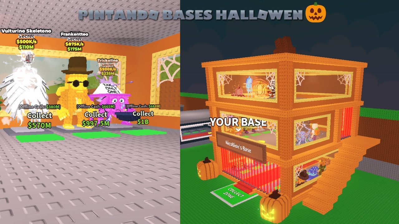 PINTANDO BASES DE HALLOWEN