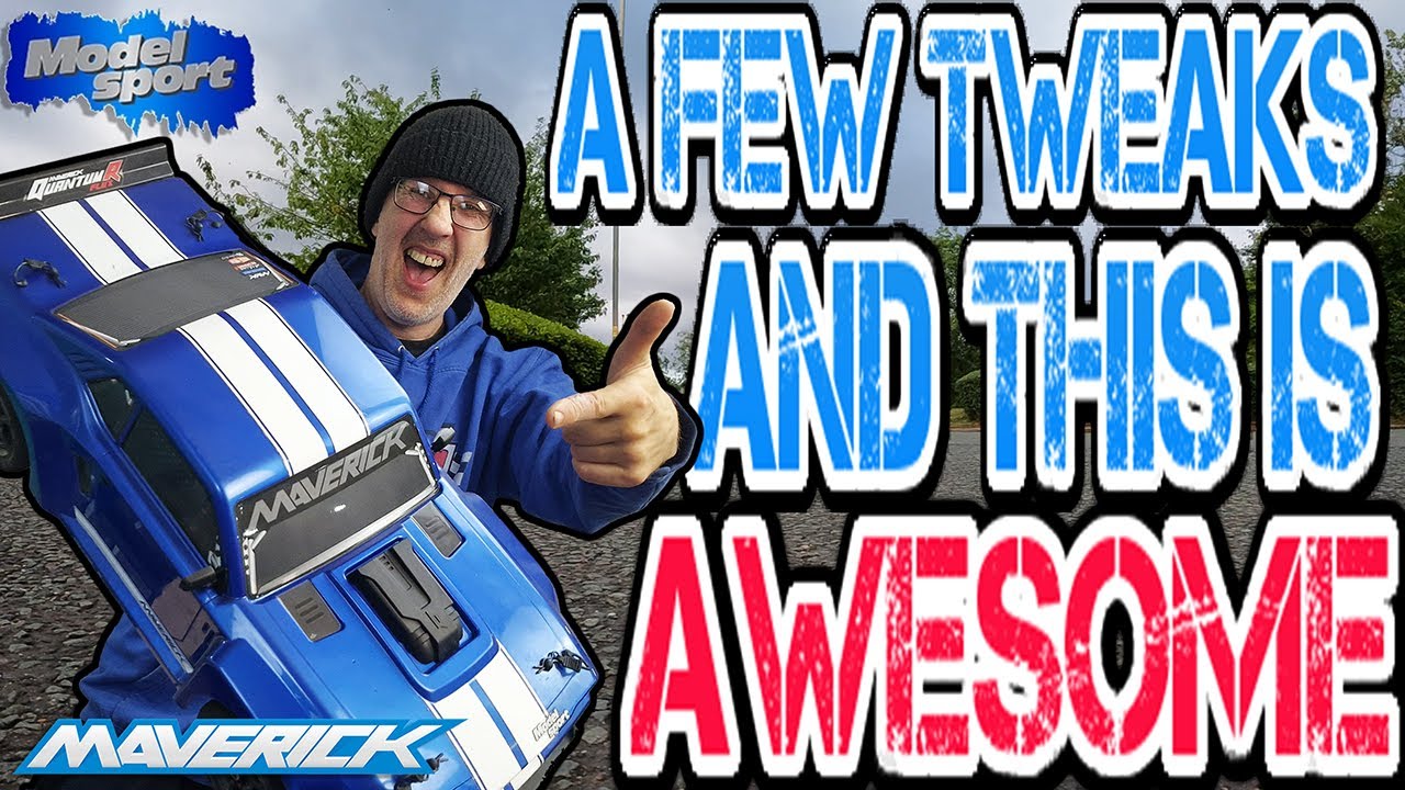 Превращаем Maverick Quantum R Flux 4s 1/8 4wd Muscle Car из хорошего в потрясающий.