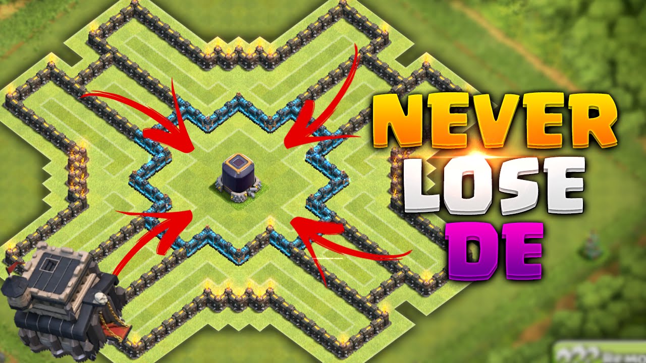 Clash of Clans - NEVER LOSE DARK ELIXIR! HARDCORE TOWNHALL 9 FARMING BASE!