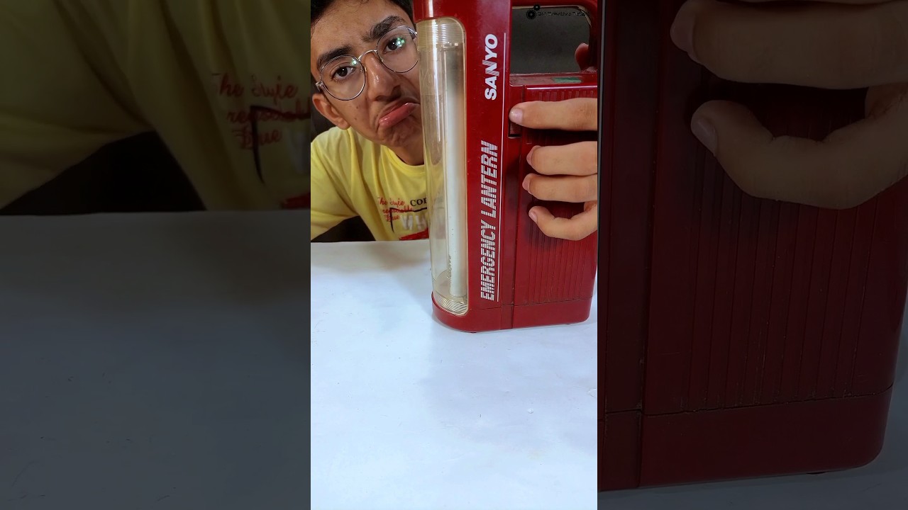 How to repair Old Tube Light😎💡 #repair #torch #experiment #light #shorts #diy #youtube