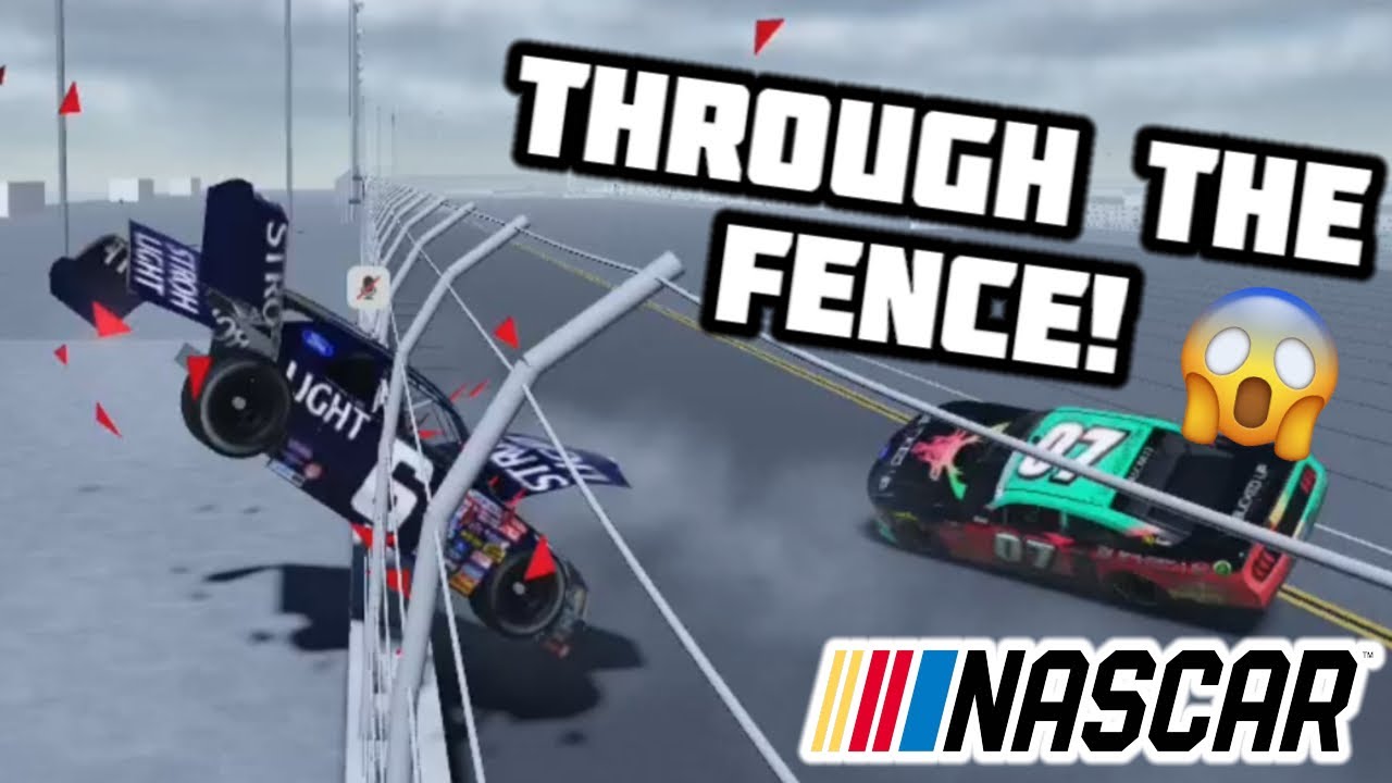 CRASHING ROBLOX NASCAR RACES! | just daytona. (Roblox)