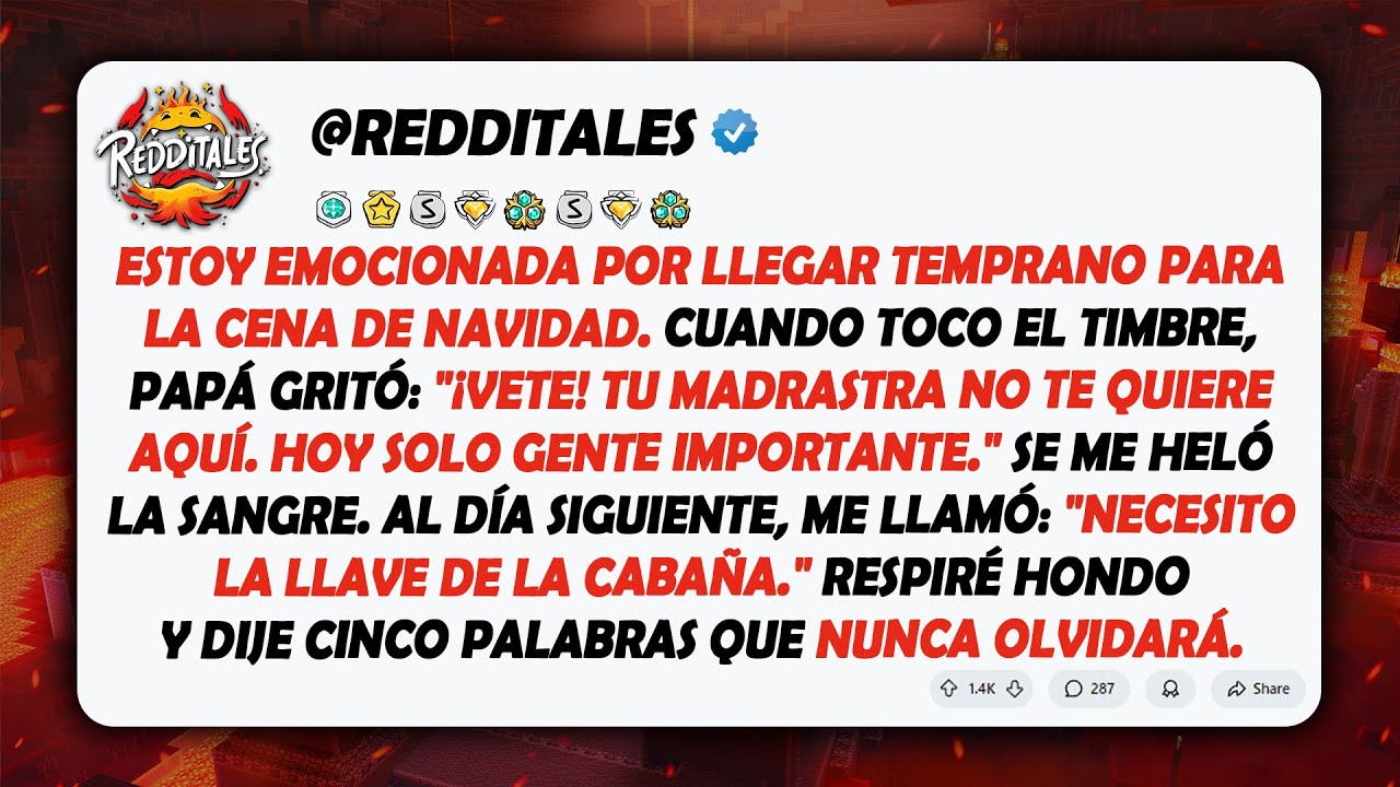 Mi papá me echó de la Navidad por mi madrastra, y lo que dije a continuación lo cambió todo...