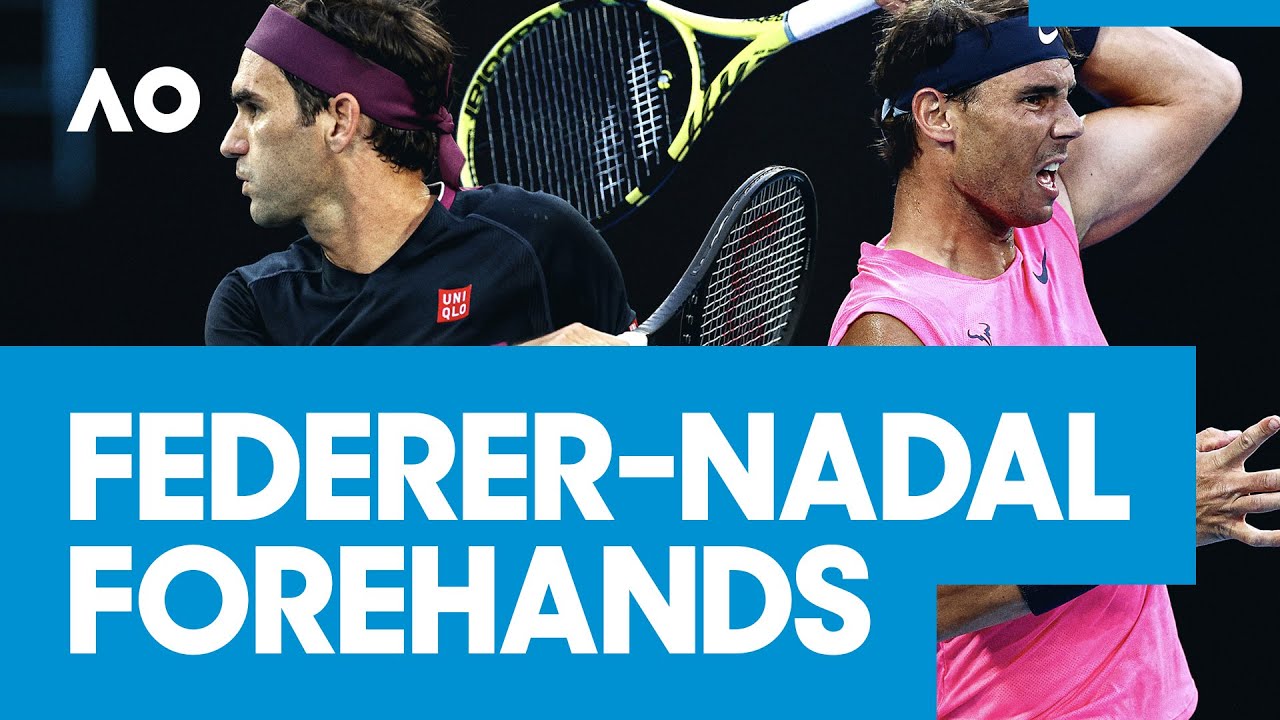 Federer & Nadal's best forehands | AO2020 hot shots