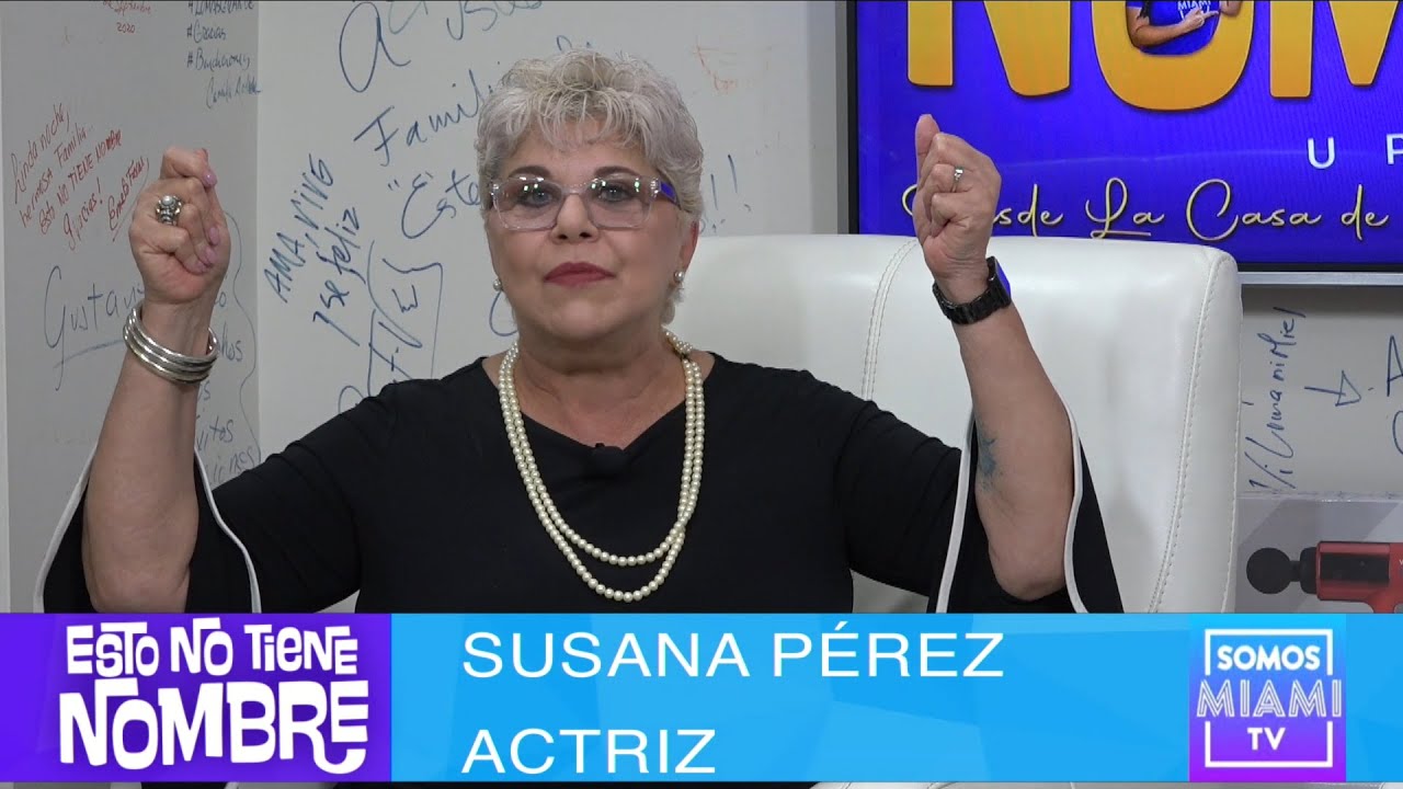 La actriz Susana Pérez envía un emotivo mensaje al pueblo de Cuba