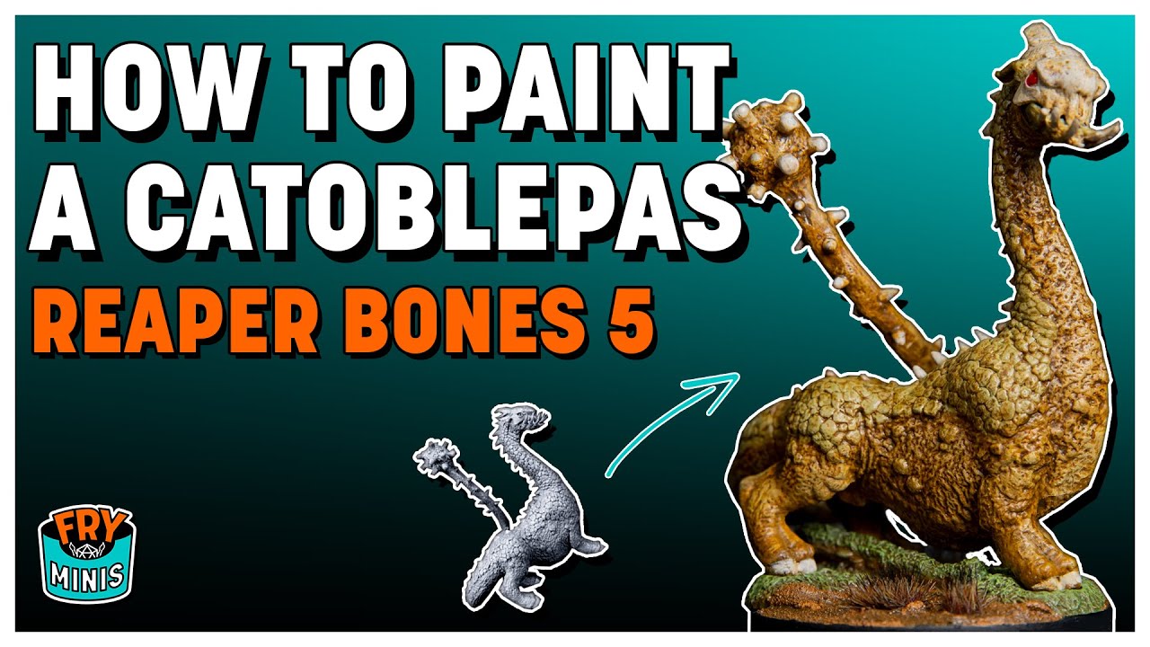How to paint the Catoblepas from Reaper Bones 5!