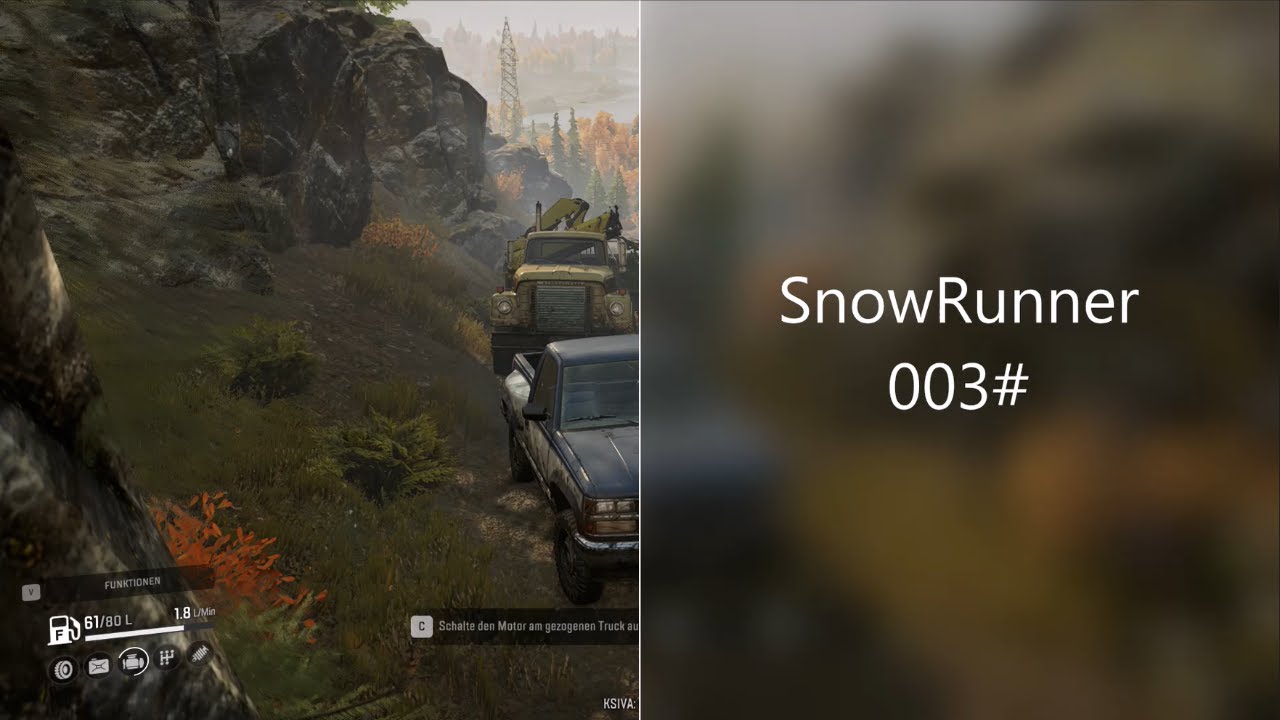 SnowRunner003# Die Gebirgs brücke ist Fertig😎/ Neuer Auftag für die Stadt.😉🚛