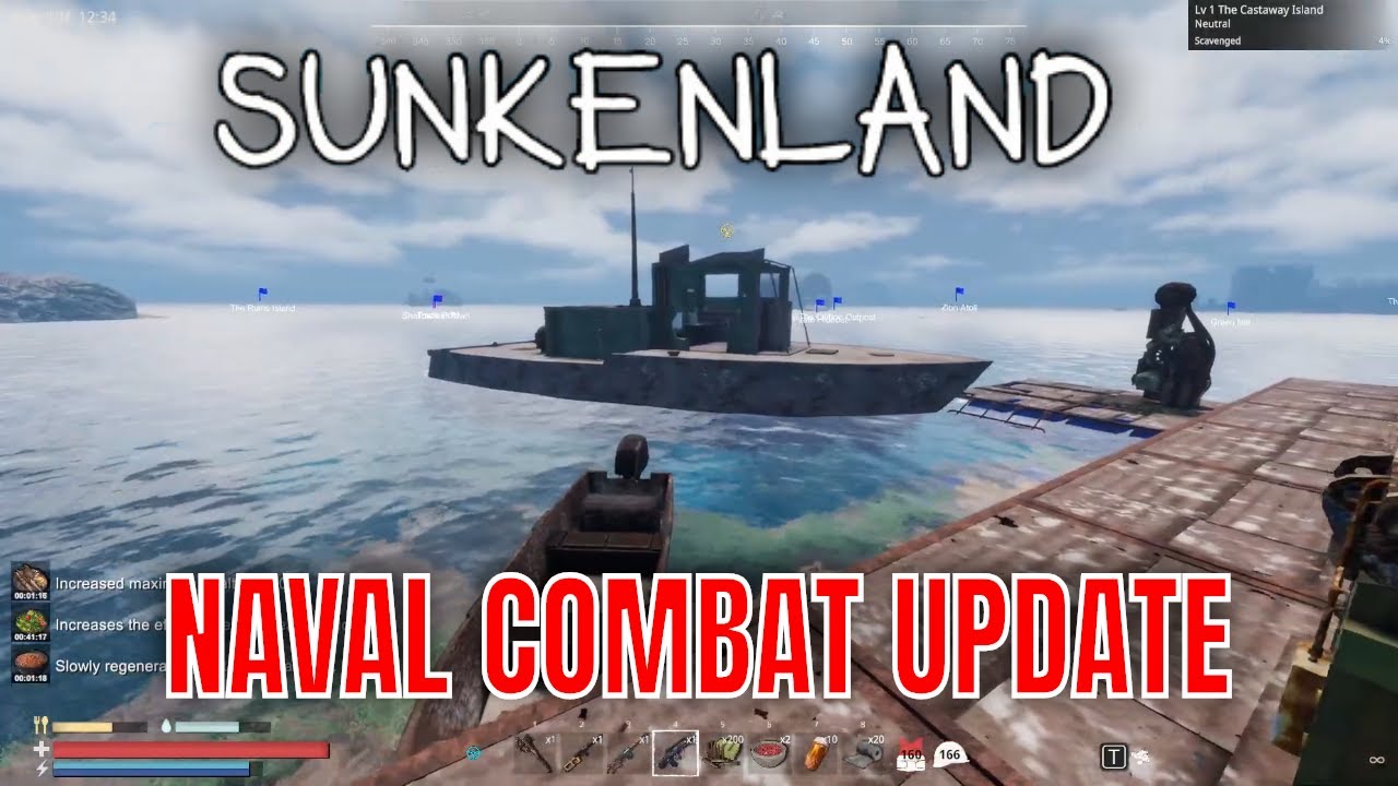 Sunkenland  Naval Combat Update