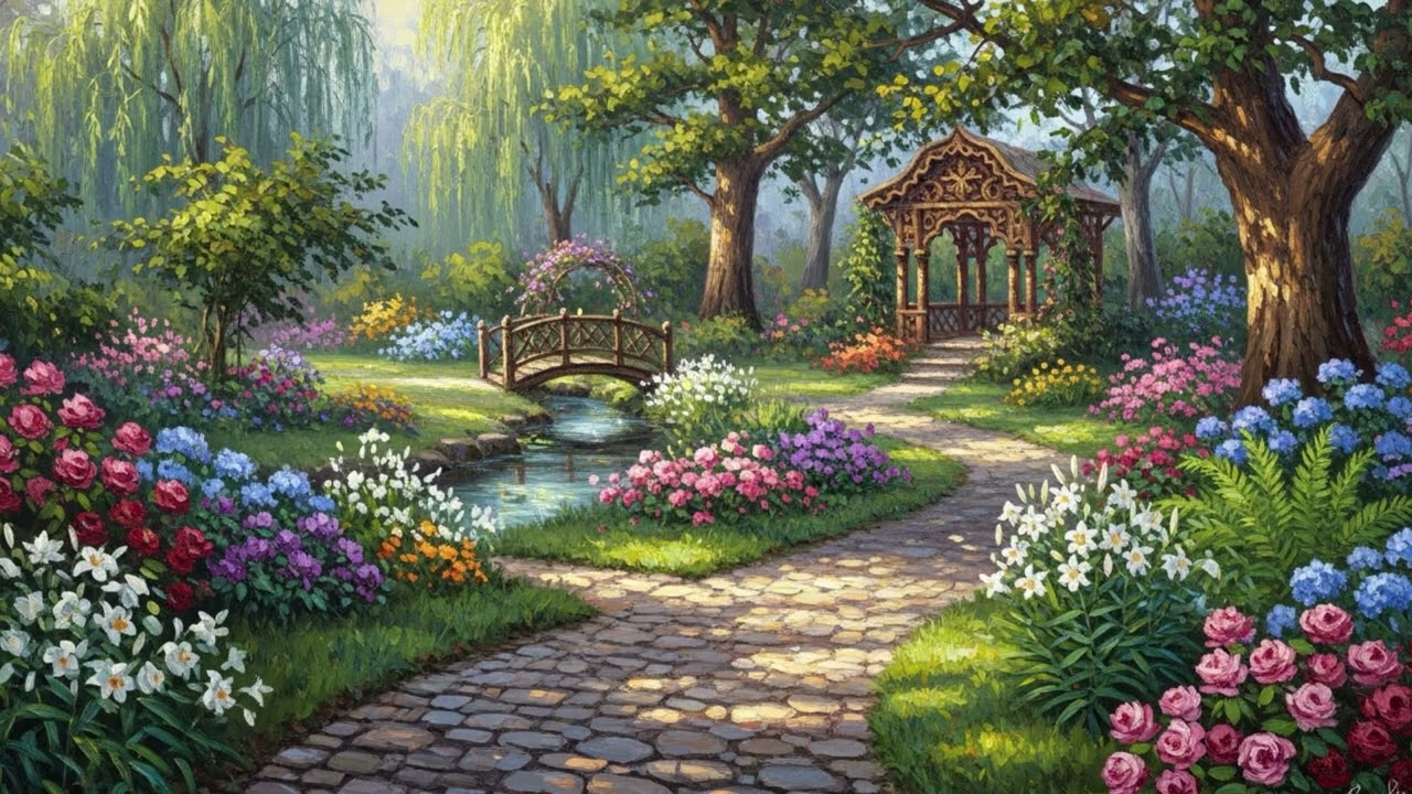 Gentle Relaxation Victorian Garden 🌷| Classical Music for Peaceful Moments