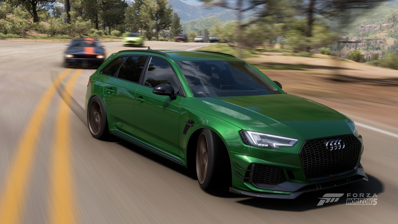 Audi RS4 Avant - 900HP VS Sports Cars | Forza Horizon 5 | Steering Wheel Gameplay
