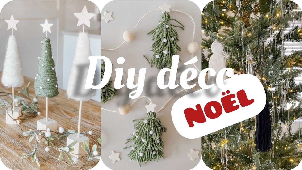 découvrez une sélection de décorations de Noël DIY à faire soi-même
