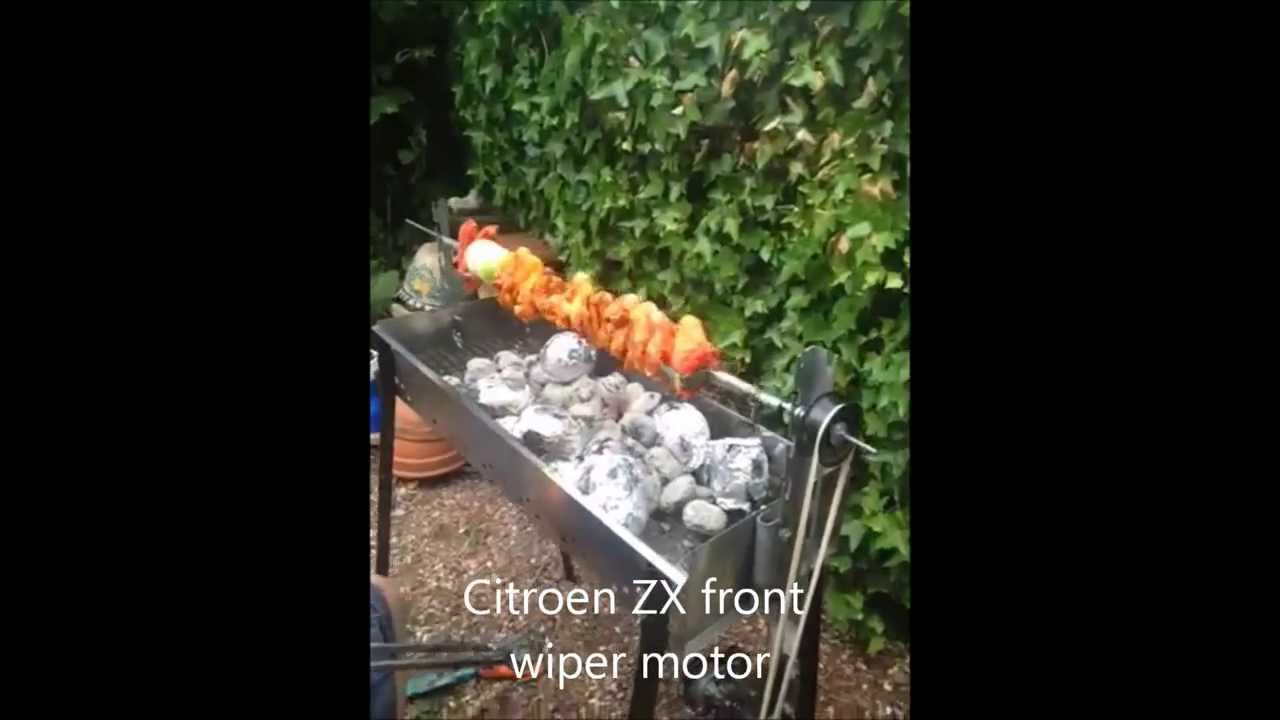 Wiper / ruitenwisser motor grill spies barbeque bbq citroen zx
