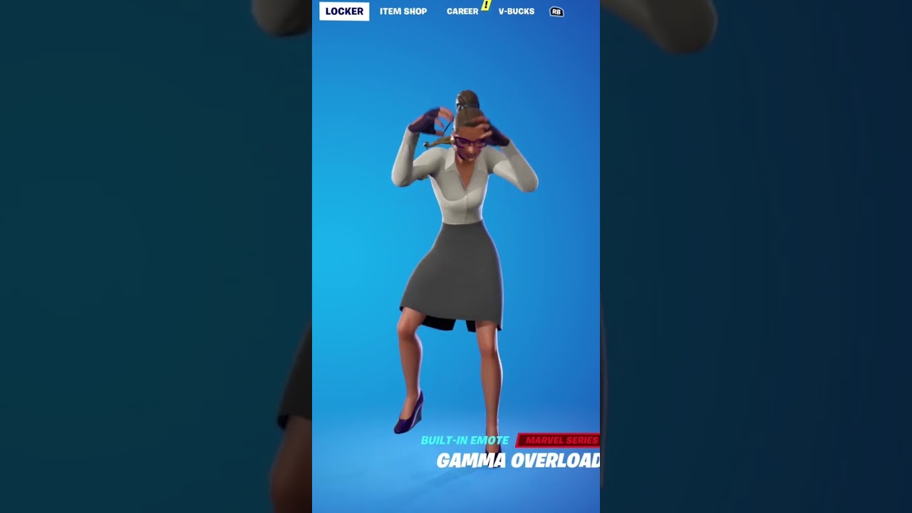 Jennifer Walters She-Hulk emote #shorts #shortsfeed #shehulk #fortnite #fortniteclips
