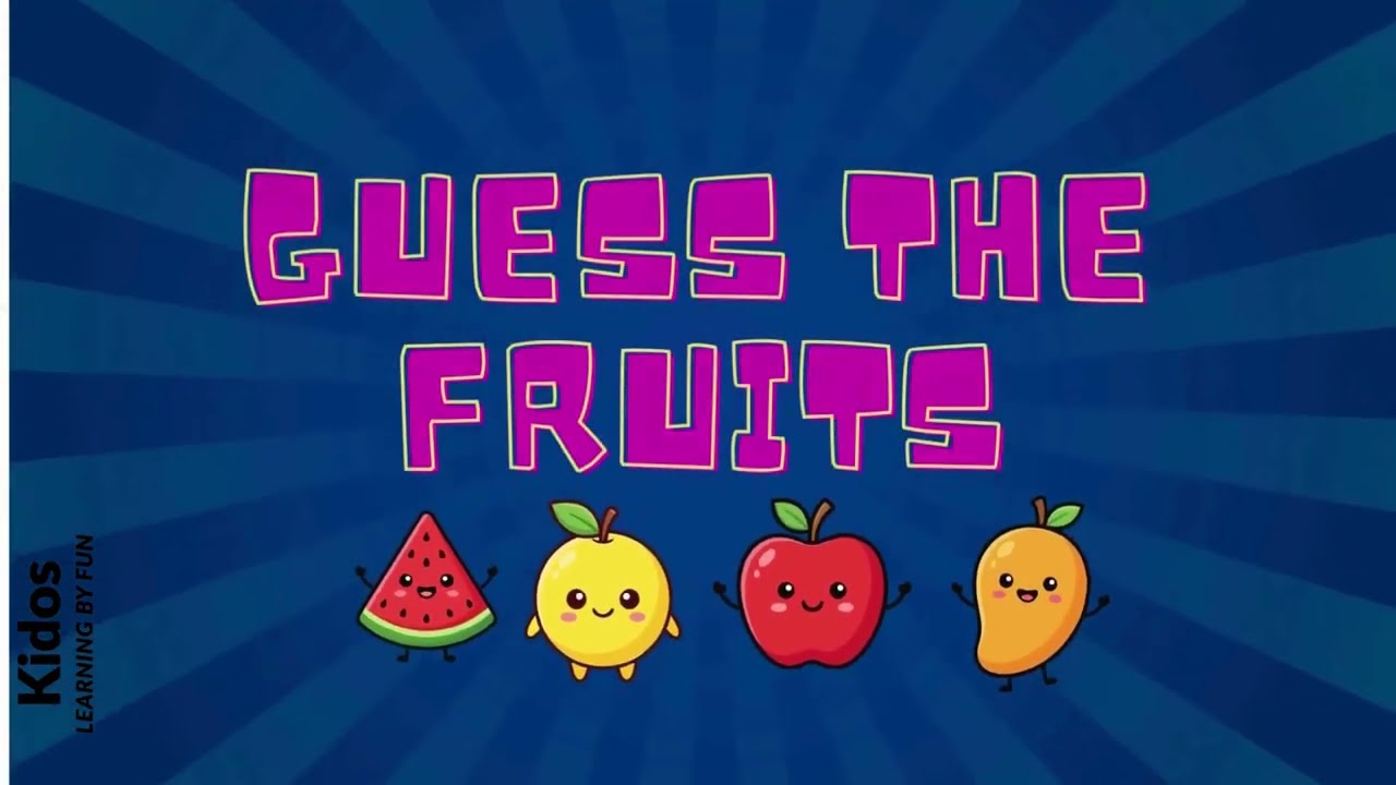 Guess the Fruits Quiz🍎🍍🍒