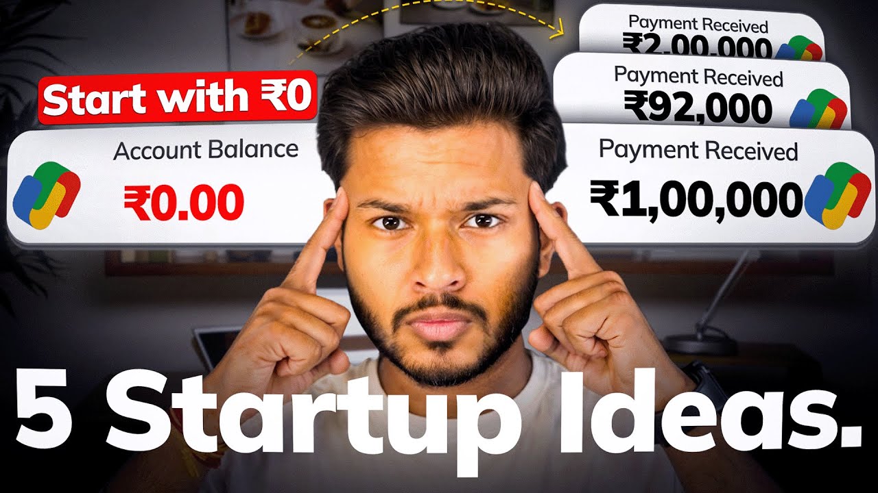 How to Start a Business with Zero Money | 5 Startup Ideas for Students