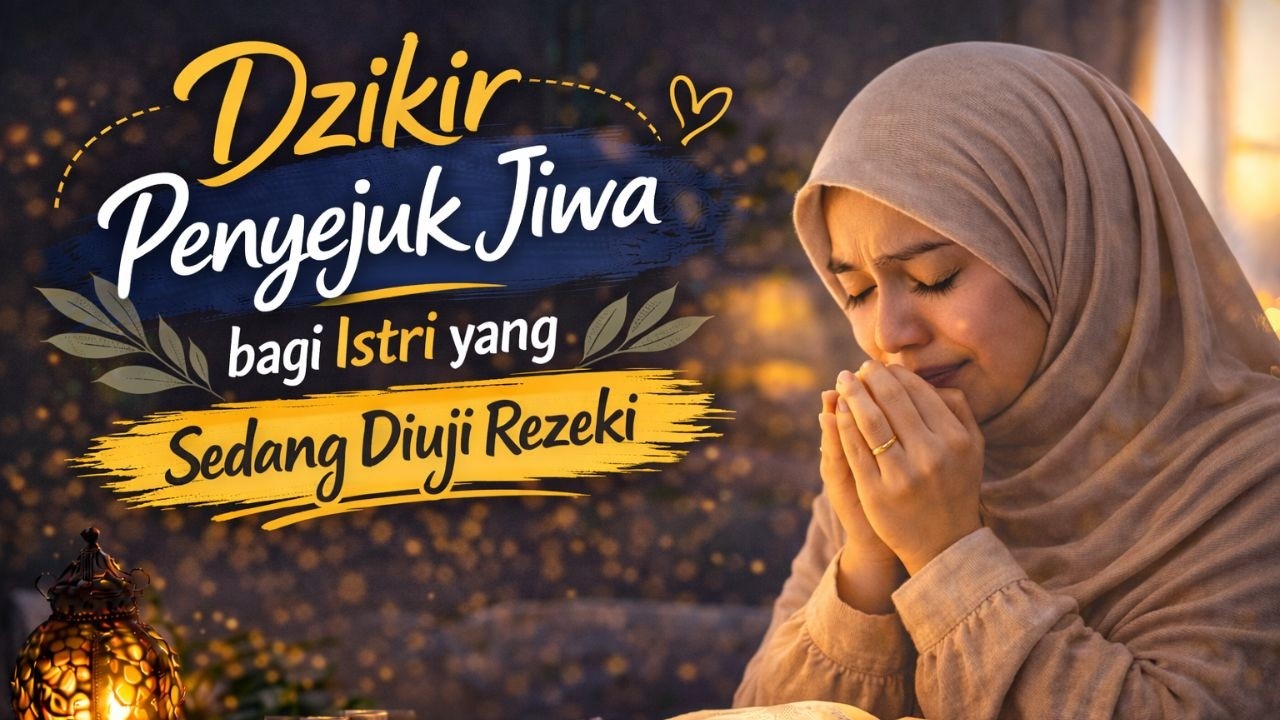 Tenangkan Hati & Pikiran! Dzikir Penyejuk Jiwa bagi Istri yang Sedang Diuji Rezeki