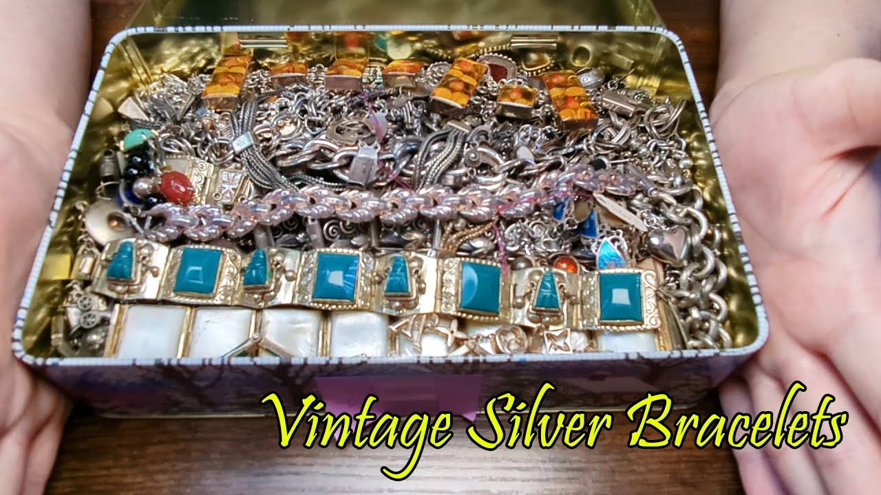 Unboxing Vintage Silver Bracelets | Unique Jewelry Styles & Timeless Designs