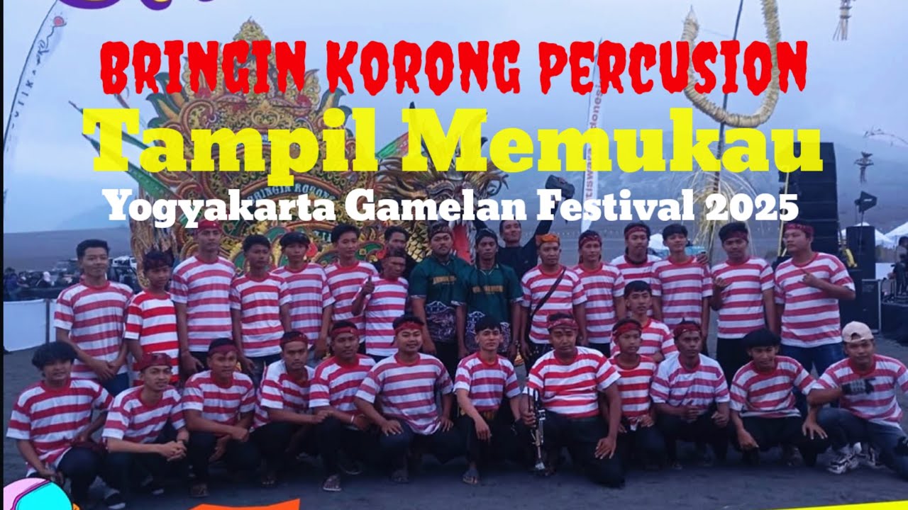 Bringin Korong Percusion Tampil Memukau Di Malam Puncak Yogyakarta Gamelan Festival 2025