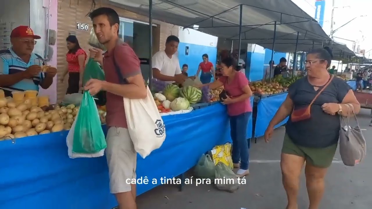 tradicional feira de rua de São Sebastião Alagoas primeira parte