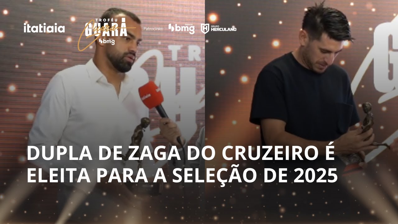 TROFÉU GUARÁ Bmg 2026: ZAGA DO CRUZEIRO, FABRÍCIO BRUNO E VILLALBA SÃO ELEITOS SELEÇÃO DE 2025