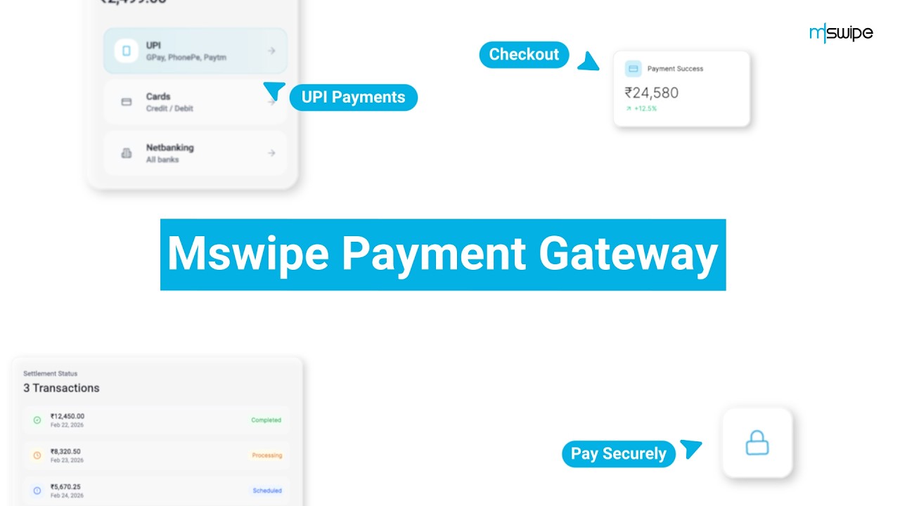 Simplify Online Payments with Mswipe Payment Gateway and Links!🚀